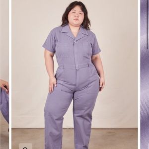 Big Bud Press Short Sleeve Jumpsuit - Faded Grape